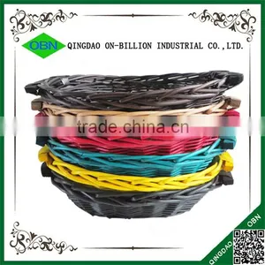 Wholesale Cheap Hand Woven Wicker Fruit Bowl thumbnail-3