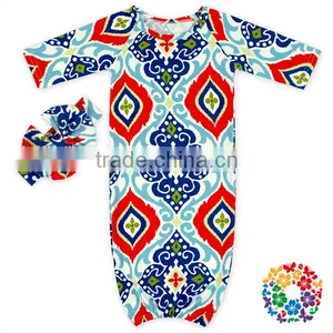 Long Sleeves Infant Toddle Baby Beige Sleeper Gowns thumbnail-3