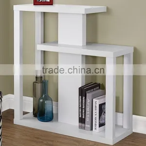 Staggered Console Table Easy Assembly Living Room Bookshelf Hot Sale Wood Console Table thumbnail-1