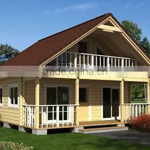 Double Storey Container Wood House /Cheap Wood House thumbnail-1