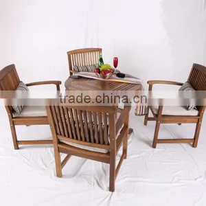 2017 BISINI Outdoor Wooden Furniture Table Chair Sets Garden Dinning Sets(BG11-M042) thumbnail-1