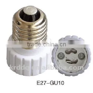 250V E27 to GU10 Plastic Screw Shell Lampholder Adapter thumbnail-1
