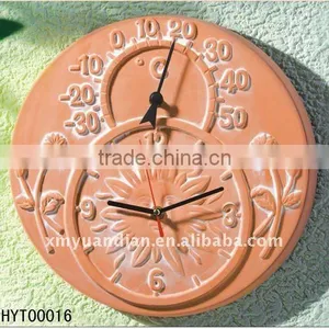 Clock With Thermometer thumbnail-1