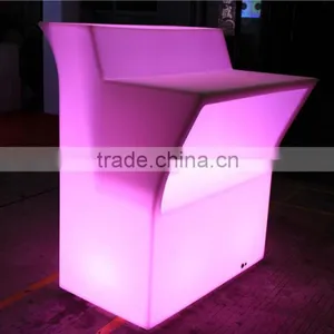 Plastic Illuminated Led Bar Counter for Hotel or Wine Bar Using thumbnail-3