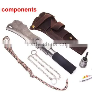 Tactical Machete Coconut Knife With Leopart Shape thumbnail-1