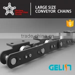 BWJ Heat Treatment Alloy Steel Industrial Apron Feeder Conveyor Chain thumbnail-2