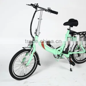 250W Cheap Small Folding Electric Bike With EN15194 thumbnail-4