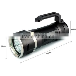 UniqueFire 4000 LM USB Cable Professional Cree Diving Flashlight thumbnail-1