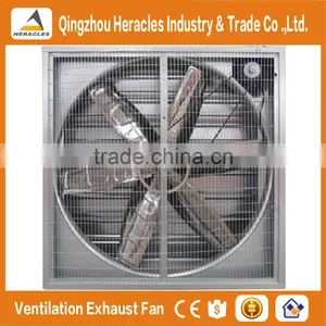 Drop Hammer Exhaust Fan With Aluminum Blades for Greenhouse and Poultry Farm thumbnail-3