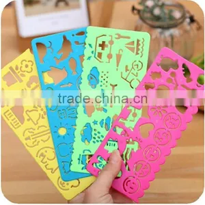 China Hot Wholesale Cheap Plastic Painting Stencil Ruler for Sale thumbnail-5