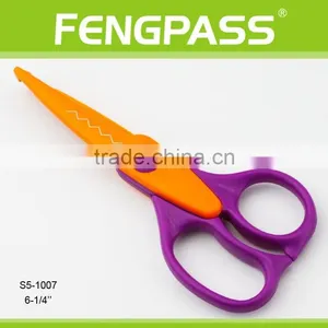 S5-1007 6.25 Inch 2Cr13 Stainless Steel Blade With Plastic Handle Craft Scissors thumbnail-1