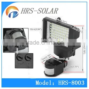 Motion Sensor Solar Power 60 White LED PIR Light Home Garden Security Led Flood Light thumbnail-1