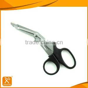 Plastic Handle Stainless Steel Blade Bandage Scissors thumbnail-1
