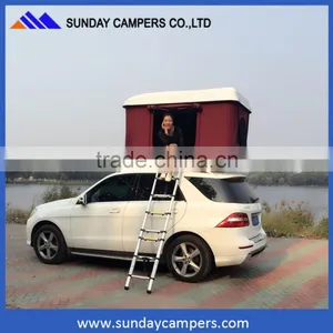 SUV Auto 4x4 Hardtop Roof Top Tent for Cars Factory Sell in Beijing thumbnail-1