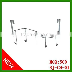 Chrome-plated Metal Slatwall Hanging Hooks Clothes Hanger thumbnail-1