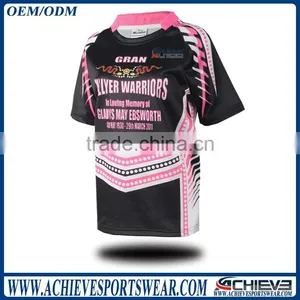 Wholesale100% Sublimation Polyester Rugby Jersey Rugby League Jerseys Cheap Rugby Jerseys thumbnail-3