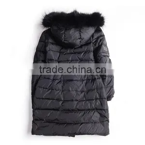 Faux Fox Fur Hooded Coat Woman thumbnail-4