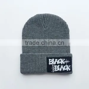 Top Quality Label Patch Beanies Winter Ski Kintted Cap thumbnail-4
