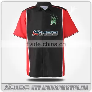 Promotional Raglan Long Sleeve Custom 100% Polyester Sublimated Motorcycle Jersey thumbnail-5