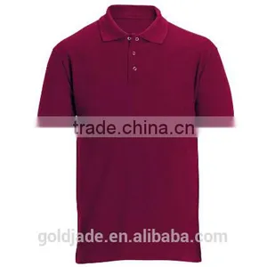 Custom Mens Polo Shirt Golf T-shirt 100% Cotton Sublimated Dry Fit Polo T Shirt Multi Color thumbnail-2