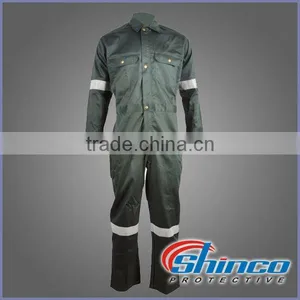 Dark Blue NFPA2112 Inherently Fire Resistant 93% Meta-Aramid &5%para-aramid 2%anti-static Clothing for Protection FR Workwear thumbnail-1