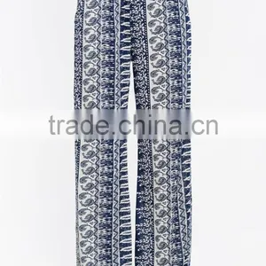 Best Selling Ladies Wide Leg Casual Boho Pants OEM Service thumbnail-4