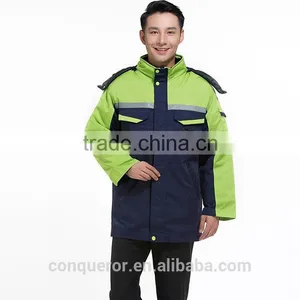 Winter 100% Cotton, Cotton Poly Blended High Quality Worker Uniform, Labor Uniform thumbnail-4