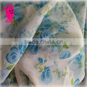 Wholesale African Fabric Light Blue Tulle Fabric Type thumbnail-3