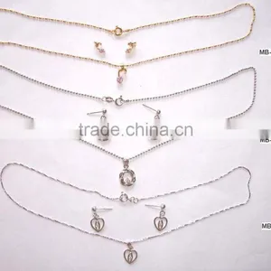 CZ Stone Necklace Sets, Fashion CZ Necklace Sets,costume Jewelry Sets,trendency Jewelry Sets, Quality Jewelry Sets,woman Jewelry thumbnail-1