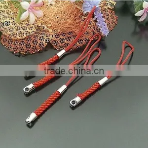 Woven Strapscell Phone Charm Accessories Silver Mobile Phone Charm Straps Accessories Cell Phone Woven Cords thumbnail-1