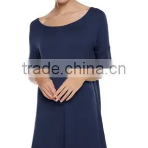 Tops For Women 2016 Fashion Cute & Comfy Loose Fit Short Sleeves Tunic Tops thumbnail-1