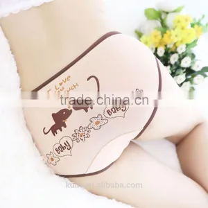Summer Low Waist Teen Girls Cotton Brief Cute Cats Underwear thumbnail-1