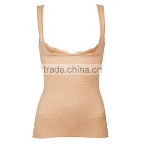 Transparent Seamless Lace Flower Slim Body Shaper Suit for Women thumbnail-1