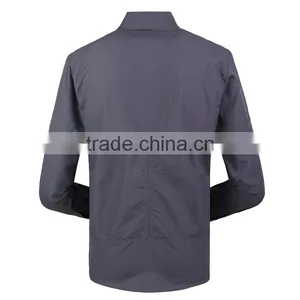 Juqian 2016 OEM Wholesale Colors High Quality Mens Classic Soft Textile Nylon Breathable Work Shirt Wholesale thumbnail-2