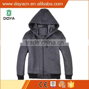 Wholesale Men's Hot Sale Fashion Wool Hoody Jackets thumbnail-1
