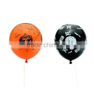 China Cheap Halloween Party Balloon Demon Cobweb Inflatable Pumpkin Helium Baloons thumbnail-2