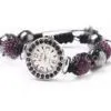 Fashion Rhinestone Crystal Bridal Jewelry Watch With Shamballa Beads for Girls NP10082 thumbnail-1