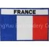 Embroidered France Country Iron-on Flag Patches for Armed Forces and Sportswear thumbnail-1