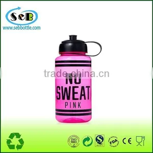 Customized Promotional Gift Plastic Sports Bottle Tritan Water Bottle With Suck Lid thumbnail-1