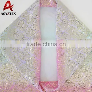 New Design Gradient Color Flannel Fleece Mermaid Tail Blanket thumbnail-4