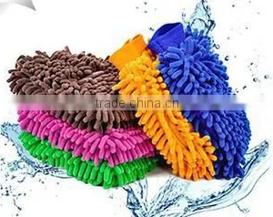 Good Quality Car Washing Gloves New Style Mitt Gloves Microfiber Dual Sided Car Wash Mitts Multipurpose Dust Cleaning Brush thumbnail-3