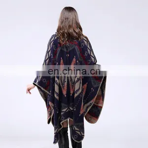 Europe And The United States Thickening Cashmere Scarf Shawl thumbnail-5