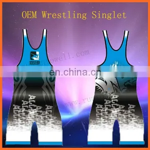 Wrestling Suits Sublimated Customized For Men/sublimated Wrestling Singlets/women's Wrestling Singlet thumbnail-1