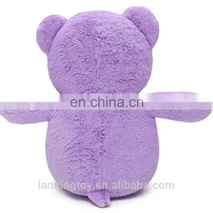 Soft Stuffed Purple Bear Plush Wholesale thumbnail-4