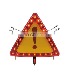 Hot-selling Flashing Car Warning Triangle With LED Light thumbnail-1
