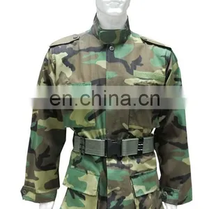 Factory Supply Woodland Bdu Jacket Camouflage Uniform thumbnail-1