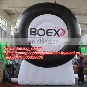 PVC Inflatable Tire With Logos for Outdoors Promotion thumbnail-1