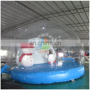 Inflatable Snow Tent for Taking Photos, Inflatable Snowball for Christmas, Welcome Snowball Inflatable Tent thumbnail-4