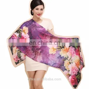 Handmade Digital Printing Custom Design Silk Kantha Scarve thumbnail-1