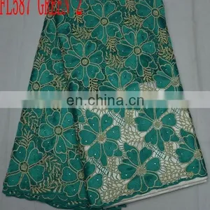 Hot Sale Cotton Lace/ African Cord Lace/ Guipure Lace/ Embroidery Lace thumbnail-2